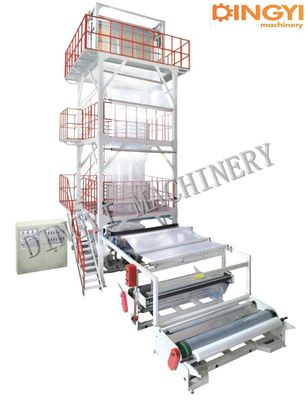 Machine enflée d'extrusion de film de LDPE LLDPE de Rewinder 0.15mm de double