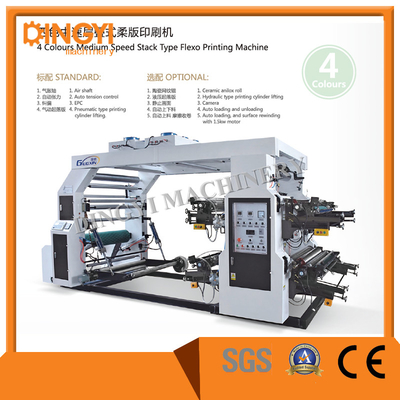 machine d'impression de Flexo de couleur de la minute quatre de 100m