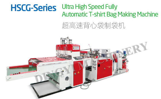 sac multi ultra à grande vitesse de polythène de mur de 900mm faisant la machine