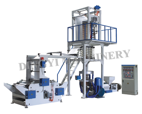 Machine de soufflement de bout droit de fécule de maïs de film biodégradable de sac